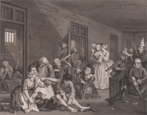 Rake's Progress by William Hogarth